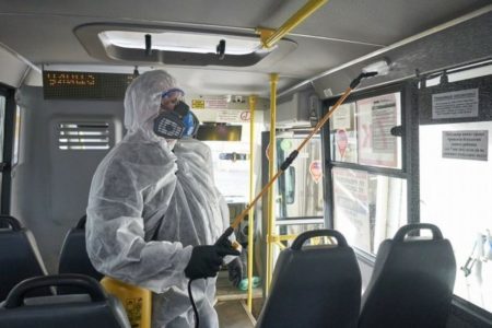 обработка общественного транспорта дезинфекция
