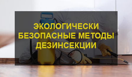 Экологически безопасные методы дезинсекции